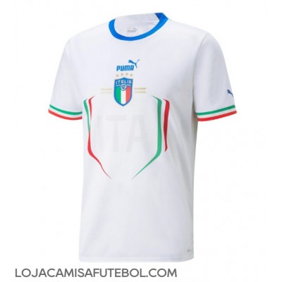 Camisa de Futebol Itália Equipamento Secundário 2022 Manga Curta